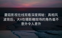蘑菇影视在线观看深度揭秘：真相风波背后，大V在摄影棚现场的角色毫不意外令人意外